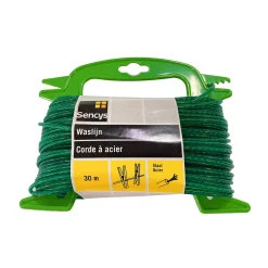 Sencys waslijn groen 3mm 30m