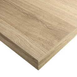 Sencys - Werkblad - Aanrechtblad - Natuureik - 304x64x3,8cm