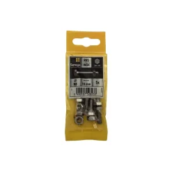 Sencys Zeskantbout met moer - Roestvrij staal - M6x16 mm