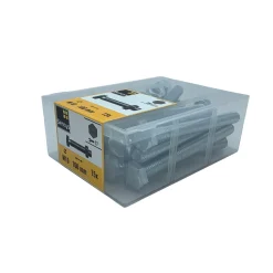 Sencys zeskantbout met moer - Staal - M10x100 mm