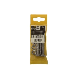 Sencys zeskantbout - Roestvrij staal - M8x60 mm