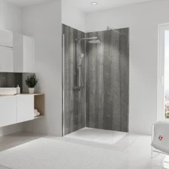 Schulte Set van 2 DecoDesign wandpanelen, 100 x 210 cm, beton