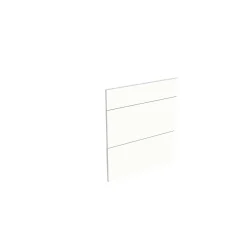 Overig Set van 3 keukenfronten voor een kast met 1 lade + 2 pannenladen Modulo Aby Glanzend Wit 60 x72 cm