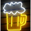 Overig Seynave Neon Lamp Bier - Wit - 26x29.5cm