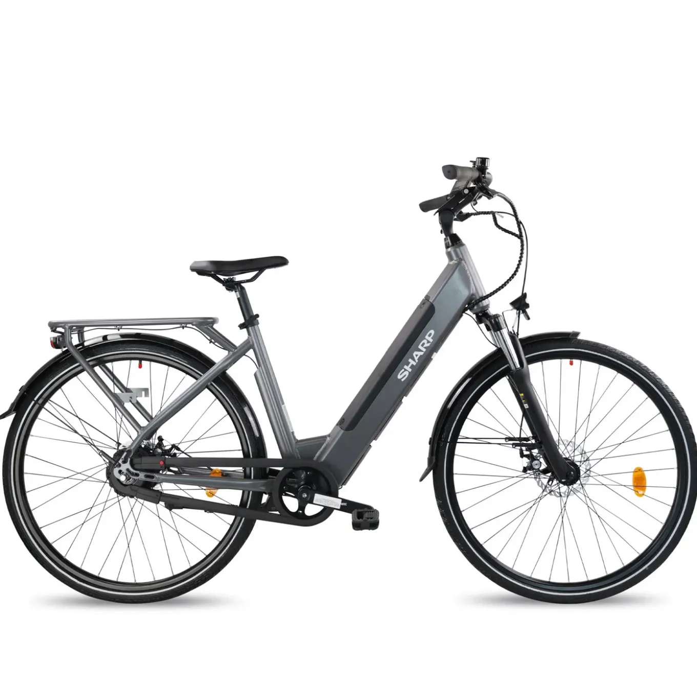 Sharp Automatic Elektrische Stadsfiets 12.8ah 28 Inch