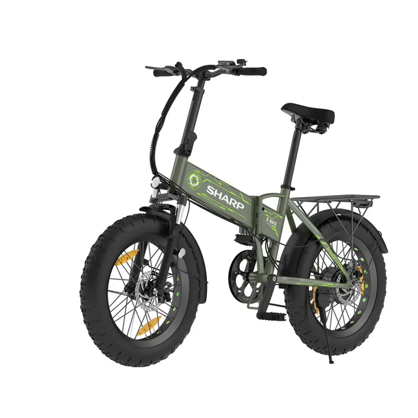 Sharp Elektrische Vouwfiets Bilbao Fat Urban 10.2ah 20 Inch