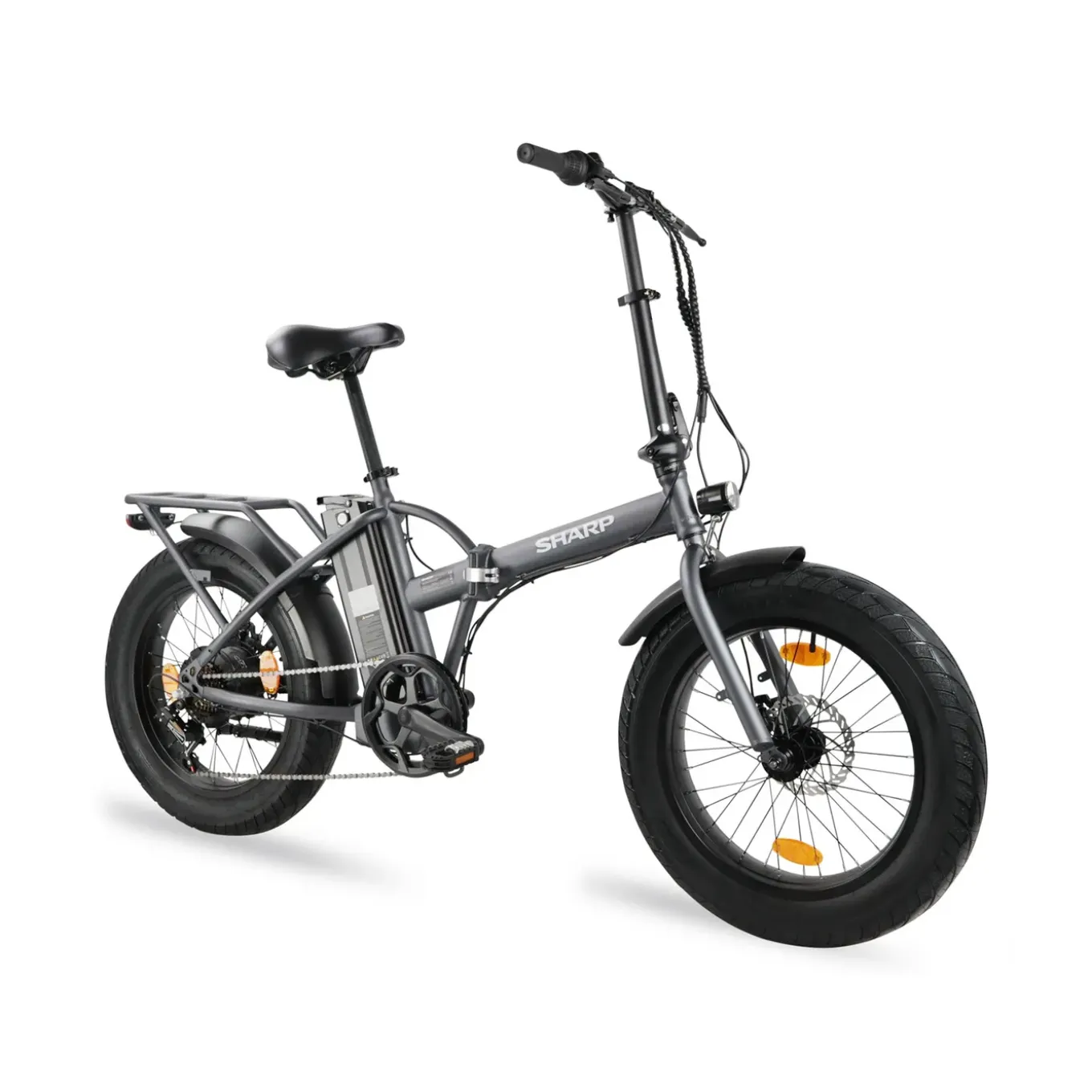 Sharp Elektrische Vouwfiets Fat Folding 10.4ah 20 Inch
