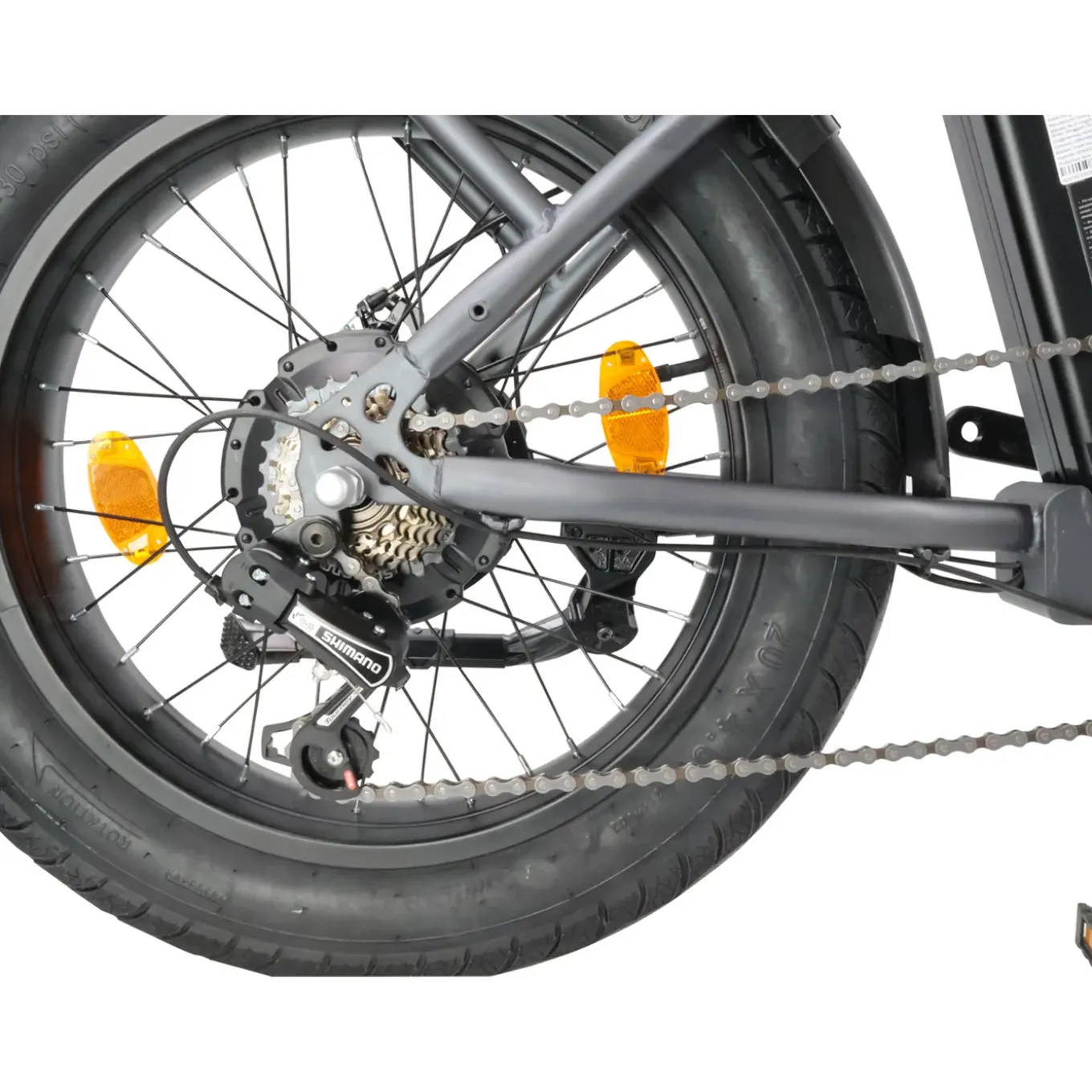Sharp Elektrische Vouwfiets Fat Folding 10.4ah 20 Inch