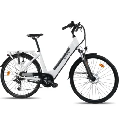 Sharp Urban Elektrische Stadsfiets 12.8ah 28 Inch Wit