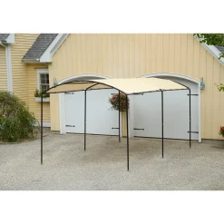 ShelterLogic Carport Monarch - Folie Carport 490x270x240 Cm - Beige