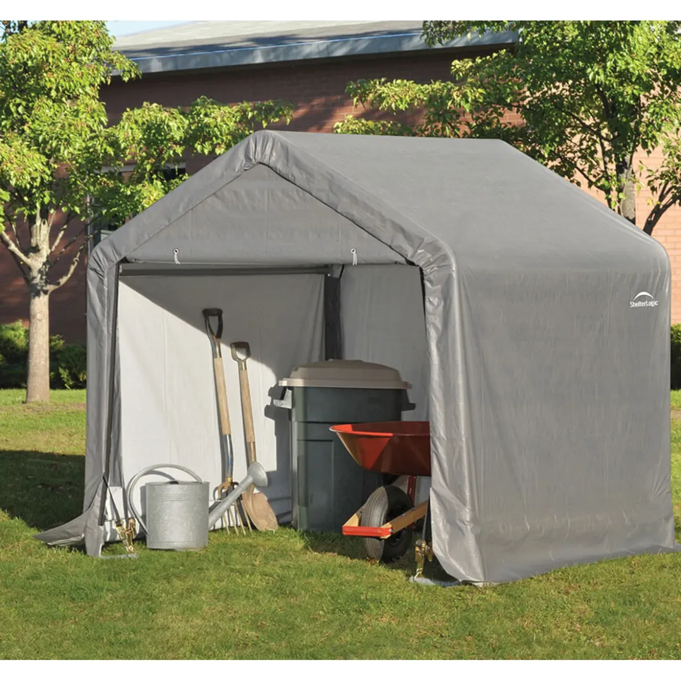 Shelterlogic Gereedschapsschuur Sl70395 - 180x180 Cm - Grijs