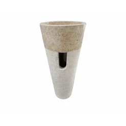 Shower & design Vrijstaande Wastafel Lanta Beige - L 40cm X B 40cm X H 90cm