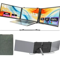 siaviala - Draagbare Beeldschermuitbreiding - S8 Pro - 14" Fhd 1080p Ips Ultradun 0,17"
