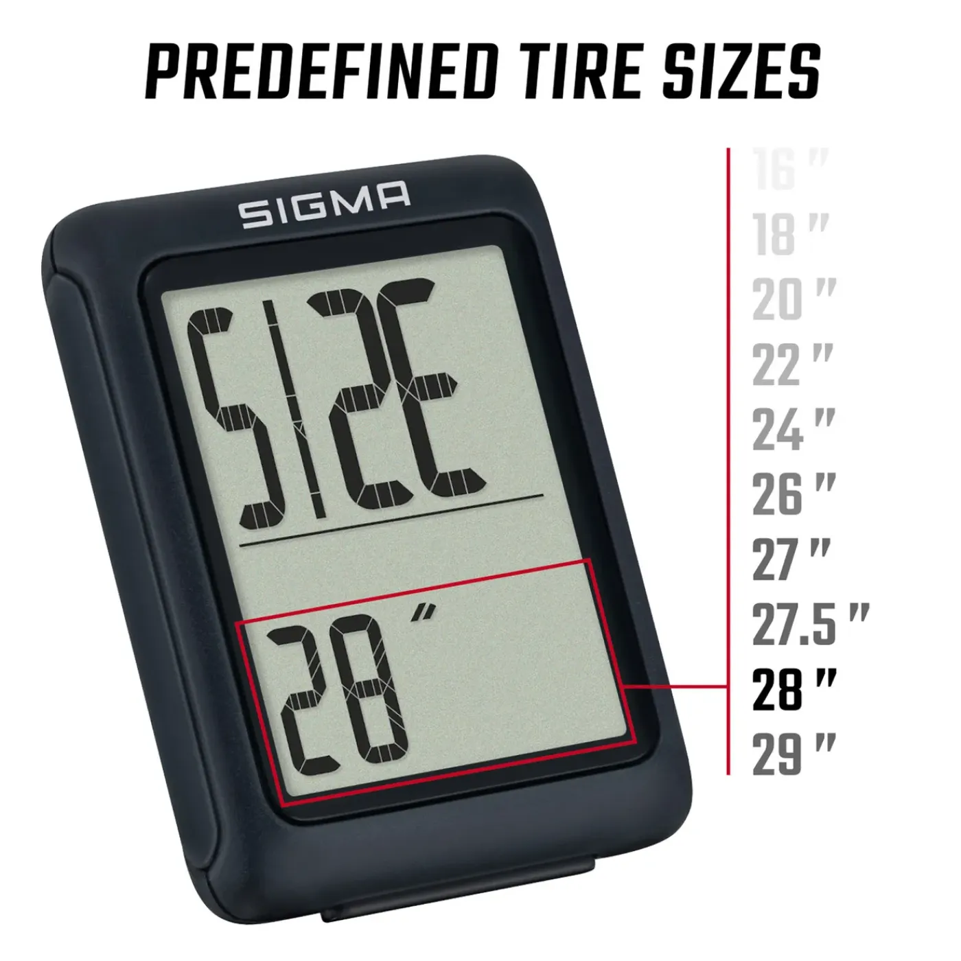 Overig Sigma fietscomputer BC 5.0 WR