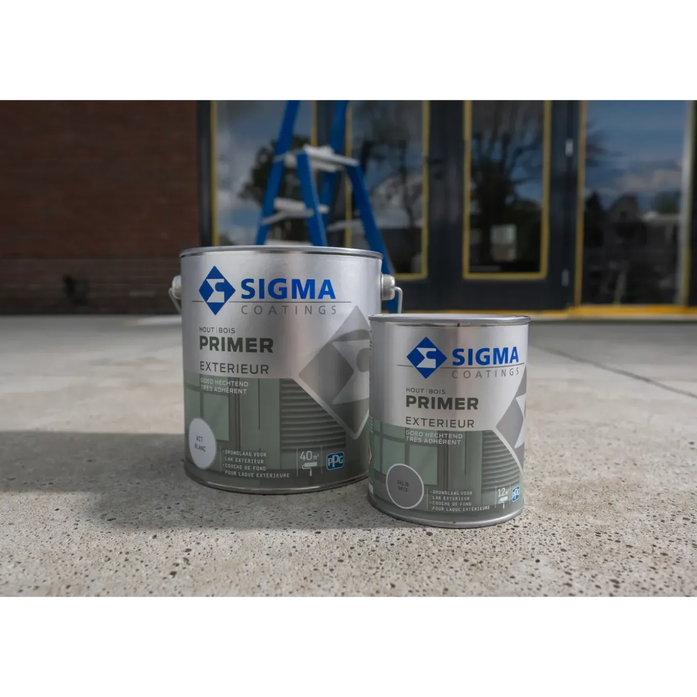 Sigma Primer Exterieur Grondverf - Buitenhout - Wit - 750ml