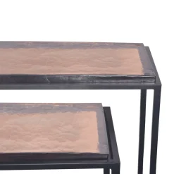 Signature - Igloo Design Haltafel - Zwart - 30x110x70 Cm