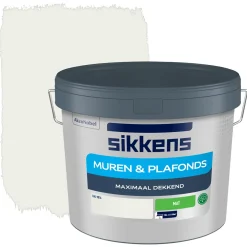 Sikkens Muren & Plafond Muurverf mat RAL9016 10L