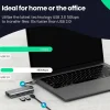 Siltcon Hub 8-in-1 Usb-c - Hdmi 4k - Rj45 - Sd Tf - 3x Usb 3.0