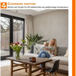 Simple Fix radiatorfolie isolerend 500cm x 40cm