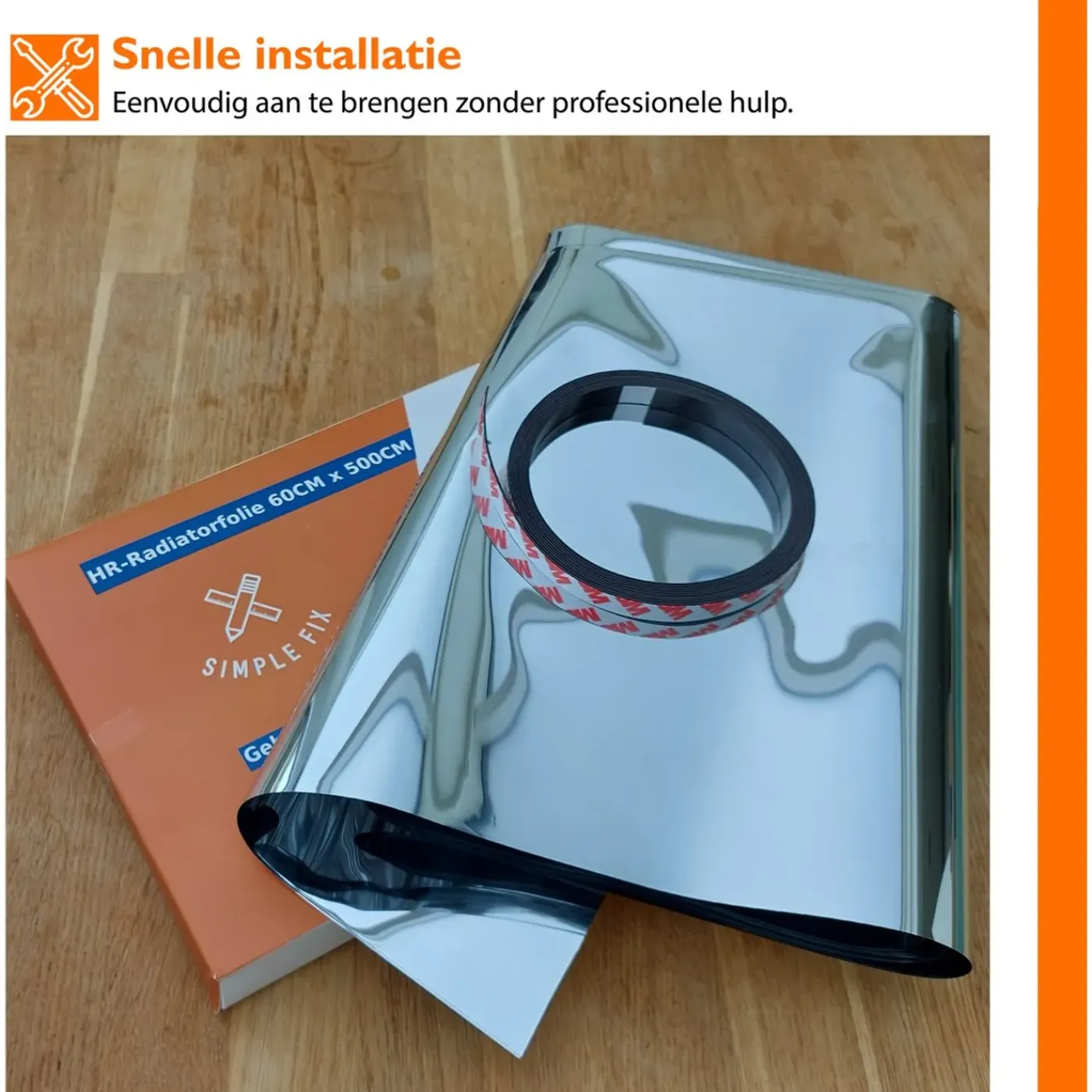 Simple Fix radiatorfolie isolerend 500cm x 50cm