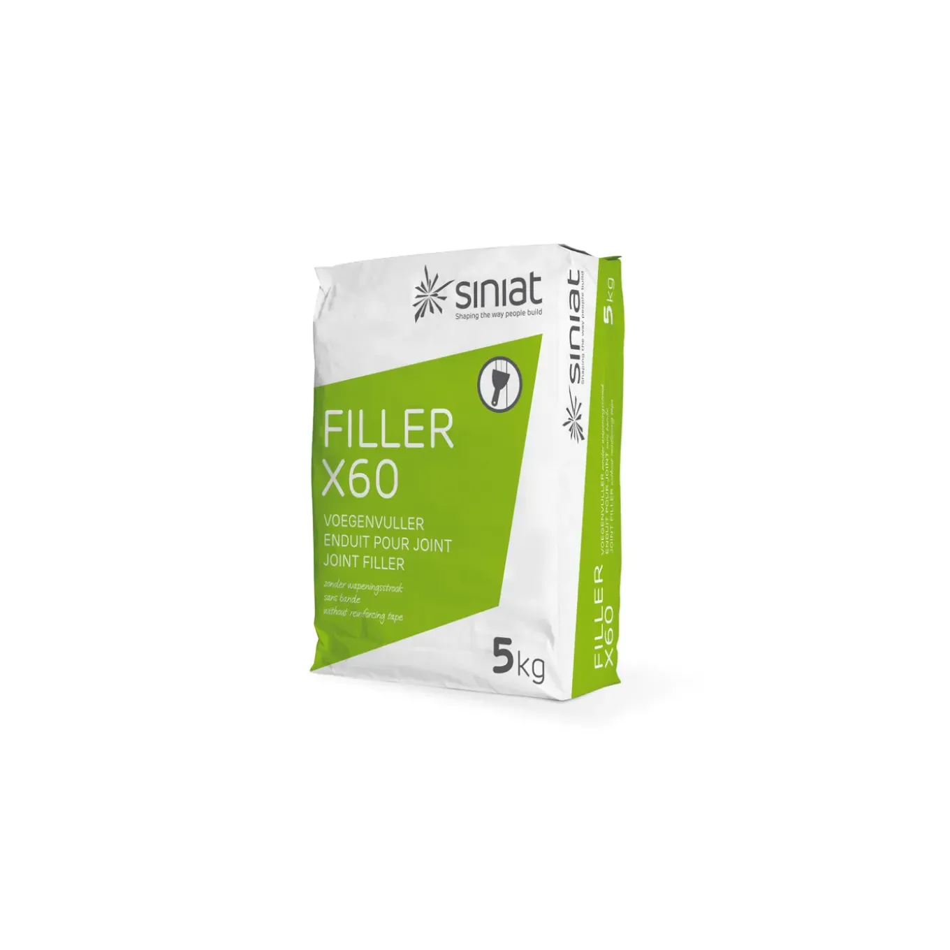 Siniat voegmiddel - Filler X60 - poedervorm - 5kg