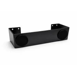 Skraut Home - Lot De 2 Pieds Métalliques En U - 31x12 Cm - Noir