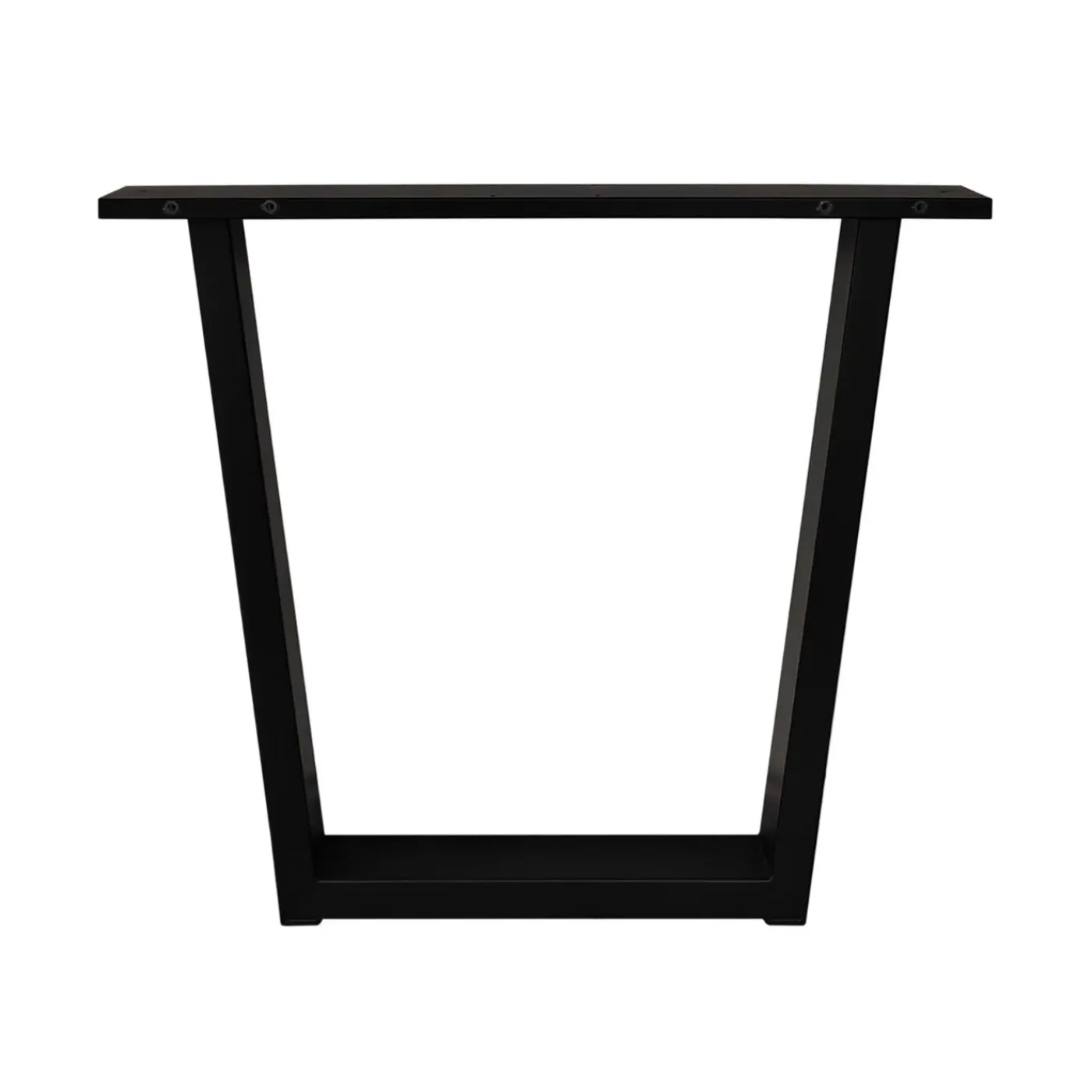 Skraut Home - Pieds En Métal En Forme De U - 84x71 Cm - Noir