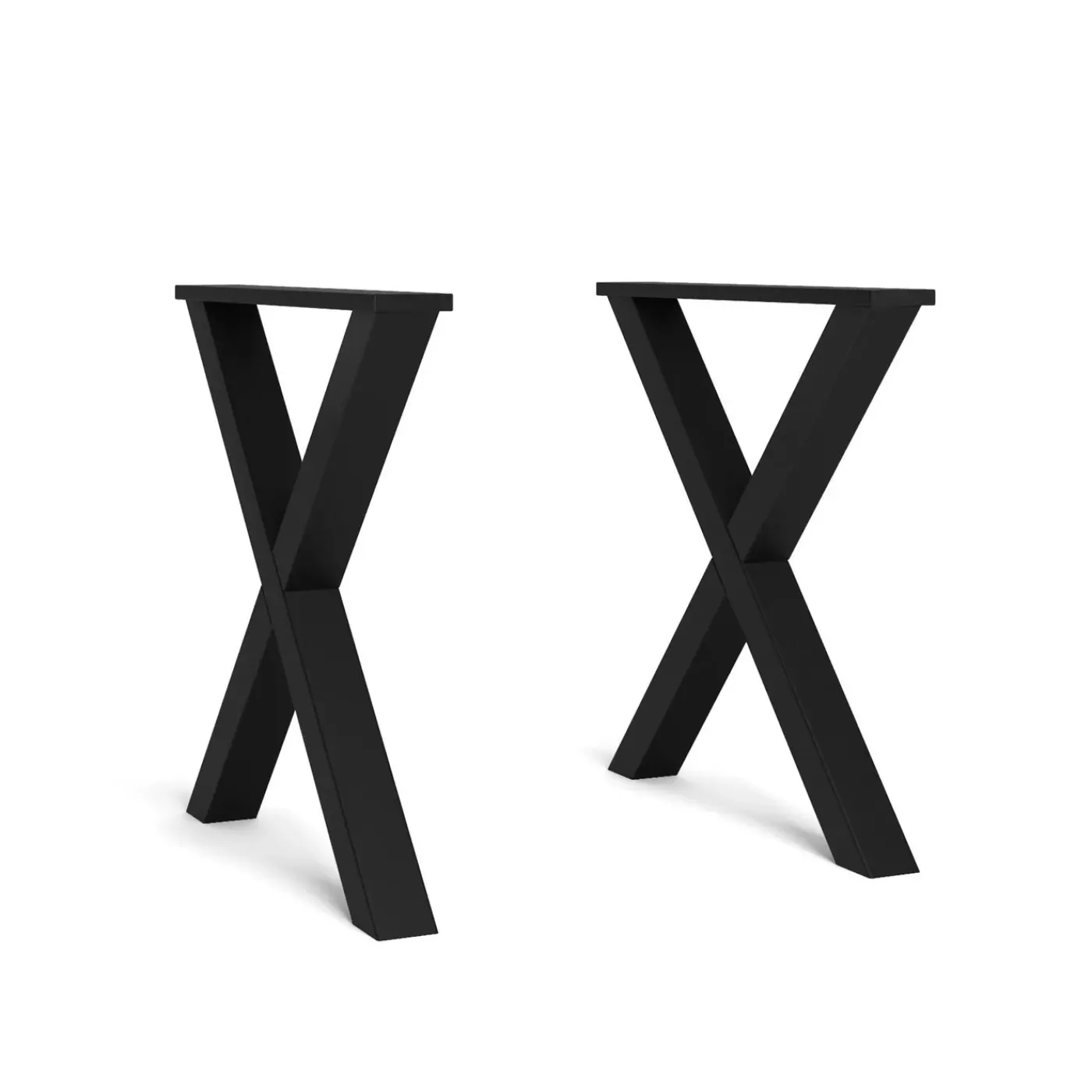 Skraut Home - Tafelonderstel Easel - 72x10x72 Cm - Zwart