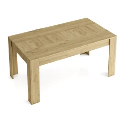 Skraut Home - Uitschuifbare Eettafel - 140x90x76 Cm - Eiken