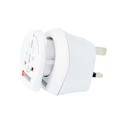 Skross - Reisadapter Combo - Wereld-naar-UK Geaard