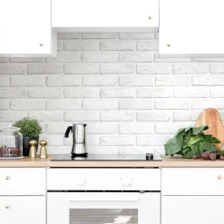 Smart Tiles Zelfklevende Tegels X2, 54.05 X 27.58cm - Brik Zurich Wit