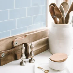 Smart Tiles Zelfklevende Tegels X4, 29.36 X 21.29cm - Metro Babe Blauw