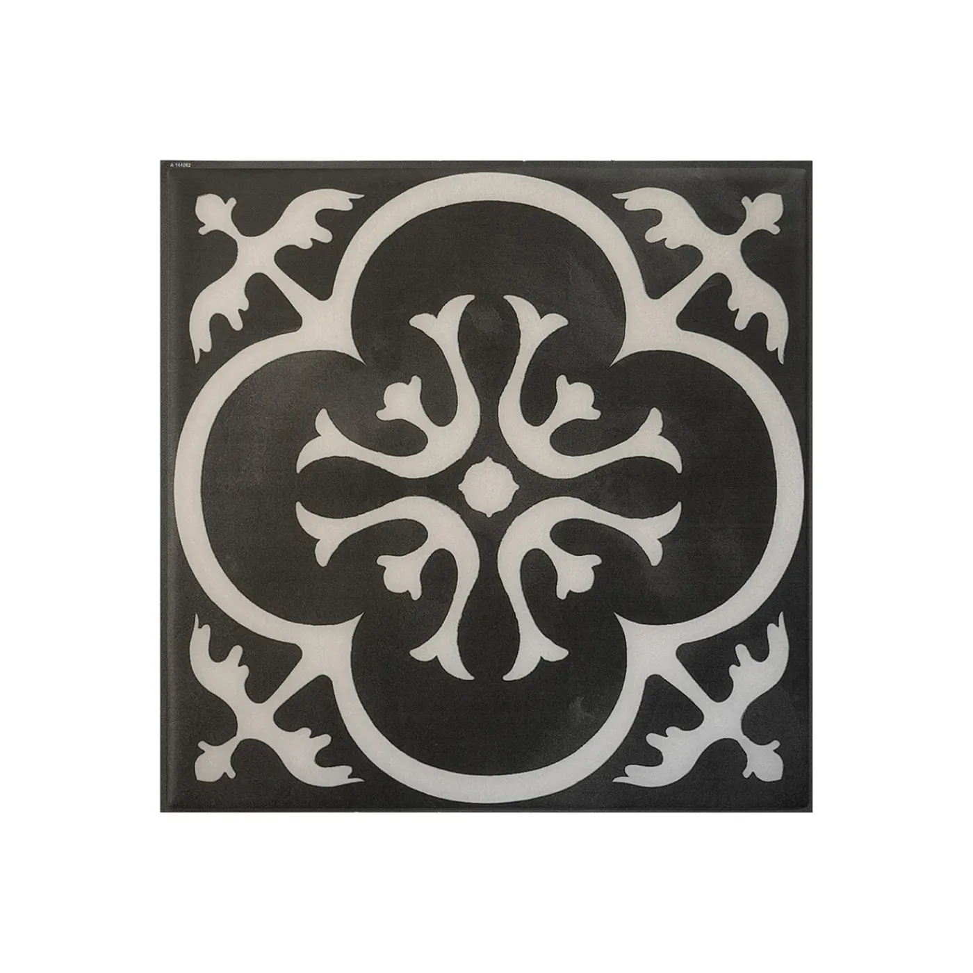 Smart Tiles Zelfklevende Tegels X4, 19.69 X 19.69cm - Vintage Girona Nera Zwart