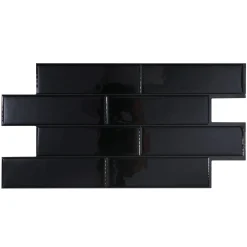 Smart Tiles Zelfklevende Tegels X2, 57.3 X 27.64cm - Oslo Nero Noir