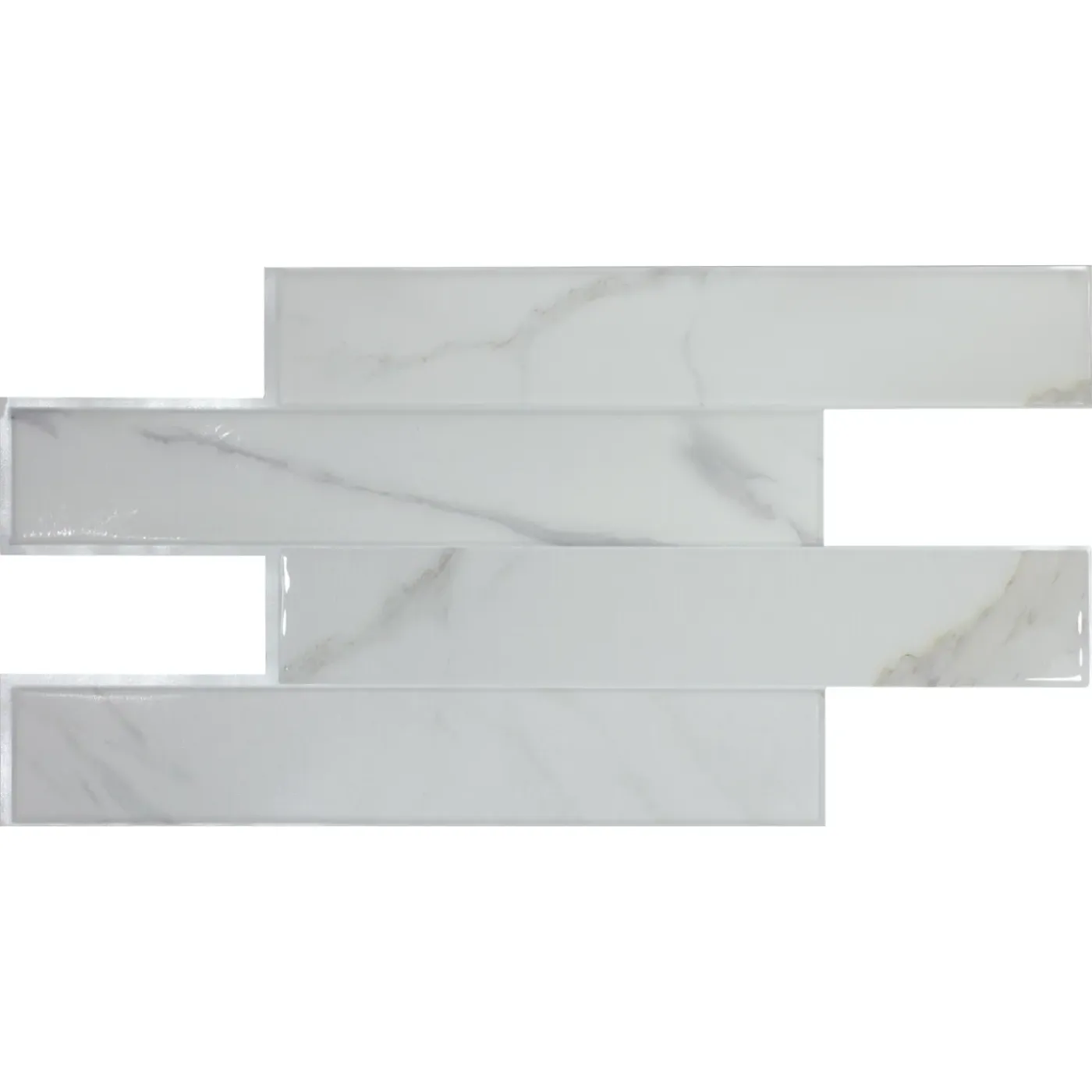 Smart Tiles Zelfklevende Tegels X2, 57.3 X 29.41cm - Norway Asti Grijs