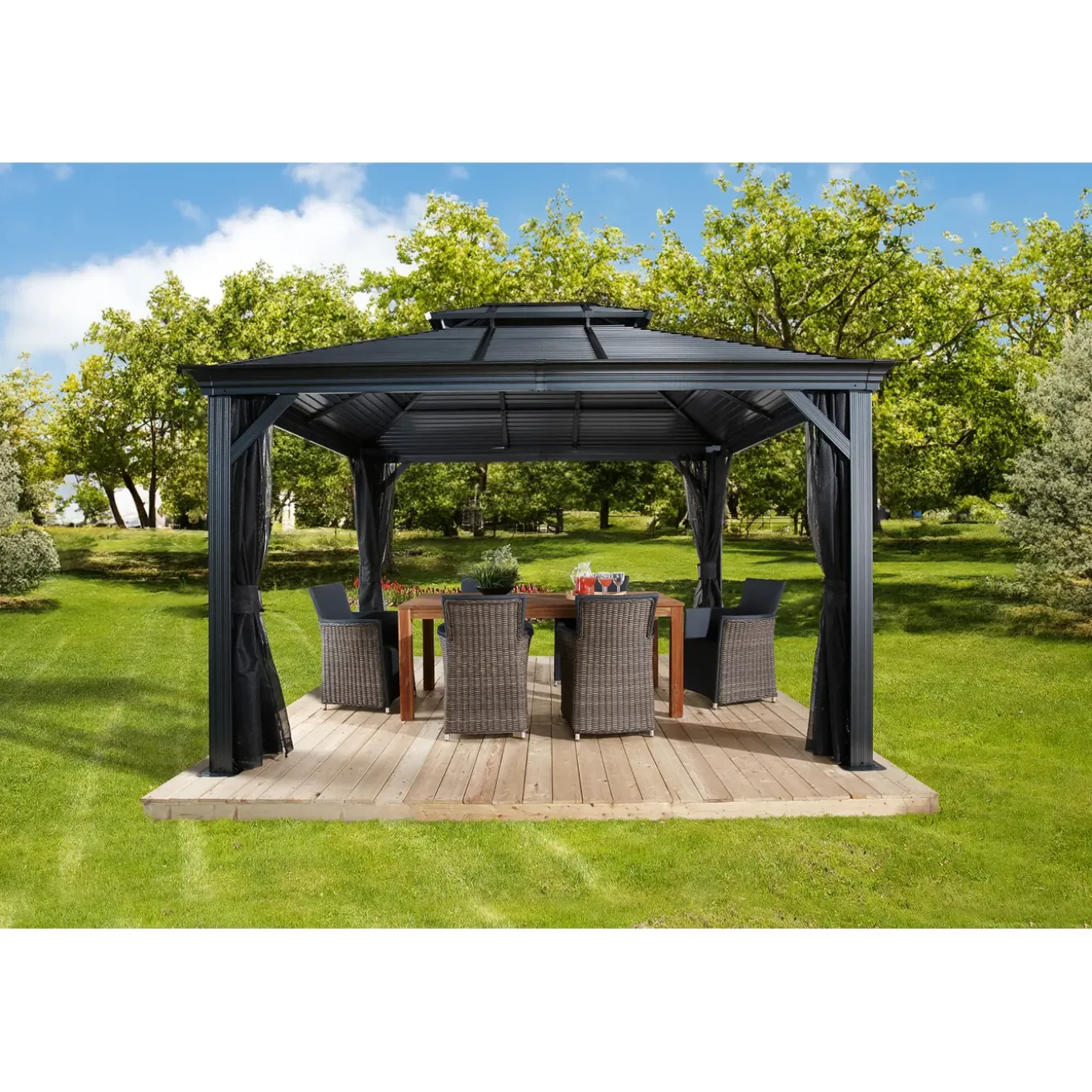 Sojag Paviljoen Mykonos 1014 - Pergola Sj04510 - 299x425x291 Cm