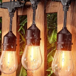 Solar Lichtsnoer Buiten - 8,5 Meter - 12 LED Lampen - Zonne-energie & Stekker - IP65 - Classic
