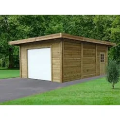 Solid Garage S7756 met Roldeur - 21m2 - 390x540x250cm