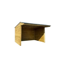 Solid Paardenstal Superia Shelter S7790 - Vurenhout - 40mm - 300x292cm