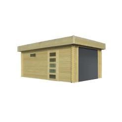 Solid Superia Modern Garage - Geïmpregneerd - Sectionaalpoort - 358x508x281,5cm