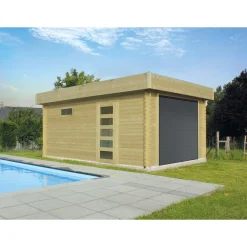 Solid Superia Modern Garage - Geïmpregneerd - Sectionaalpoort - 358x508x281,5cm