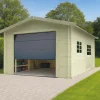 Solid Superia Traditional Sectional Garage - Geïmpregneerd Hout - Sectionale Poort - 358x508x281,5cm