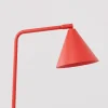 Sollux Lighting Bureaulampen Nox Rood Staal