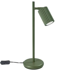 Sollux Lighting Bureaulamp Karbon Olijfgroen Aluminium