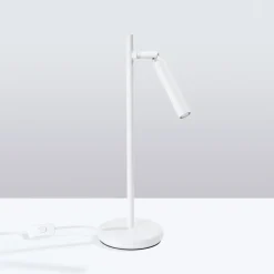 Sollux Lighting Bureaulamp Pastelo Wit Staal