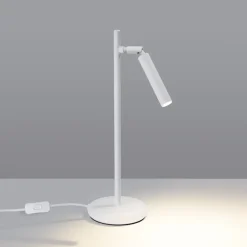 Sollux Lighting Bureaulamp Pastelo Wit Staal
