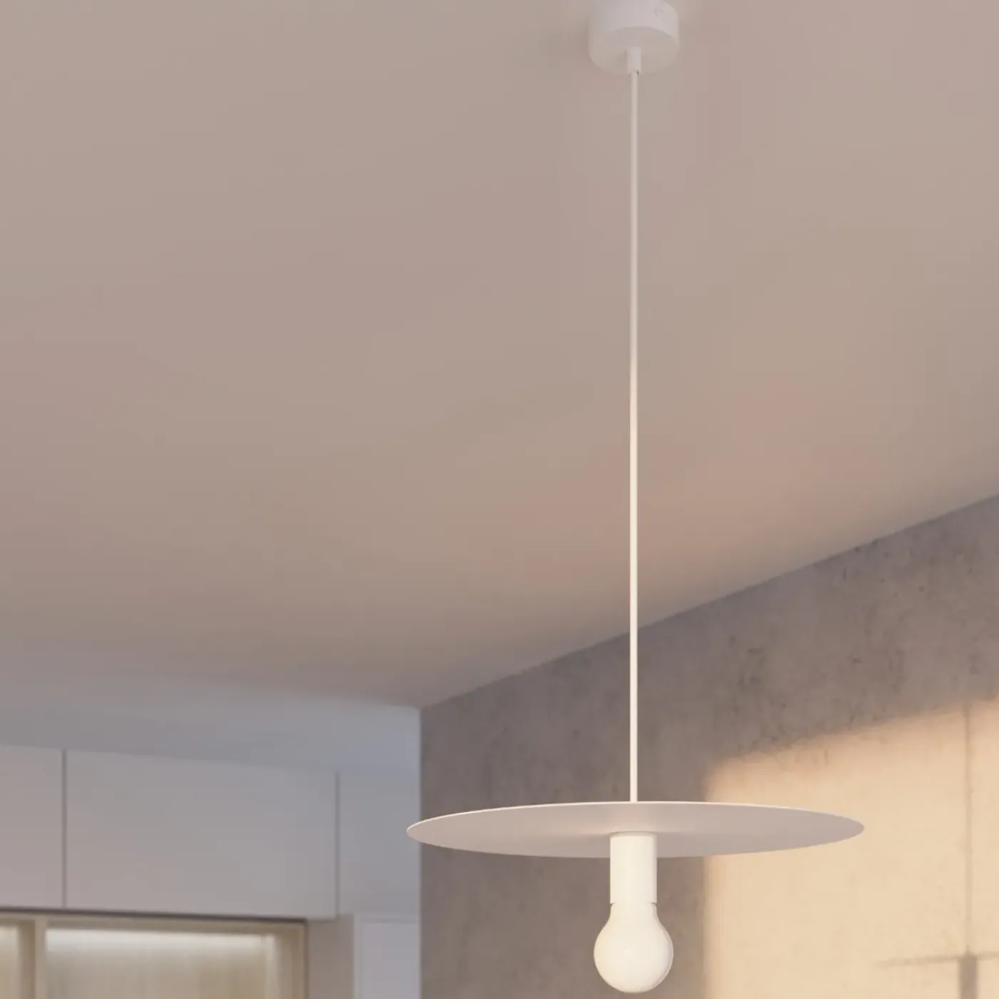 Sollux Lighting Hanglampen Flavio Wit Staal