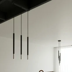 Sollux Lighting Hanglampen Mozaica Zwart/chroom Staal