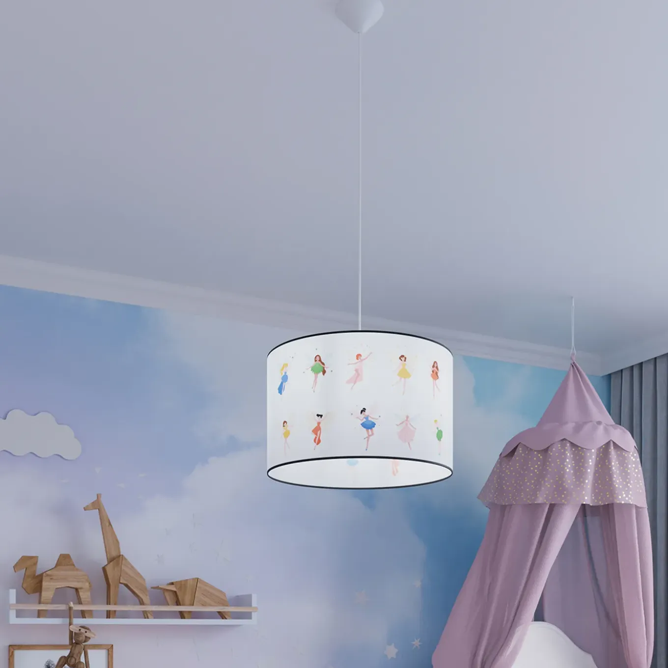 Sollux Lighting Hanglampen Wróżki Veelkleurig Pvc