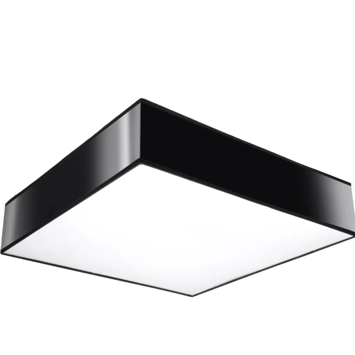 Sollux Lighting Plafondlampen Horus Zwart Pvc